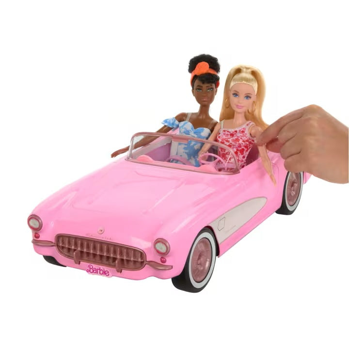 Barbie The Movie - Hot Wheels - Roze Corvette - RC Voertuig