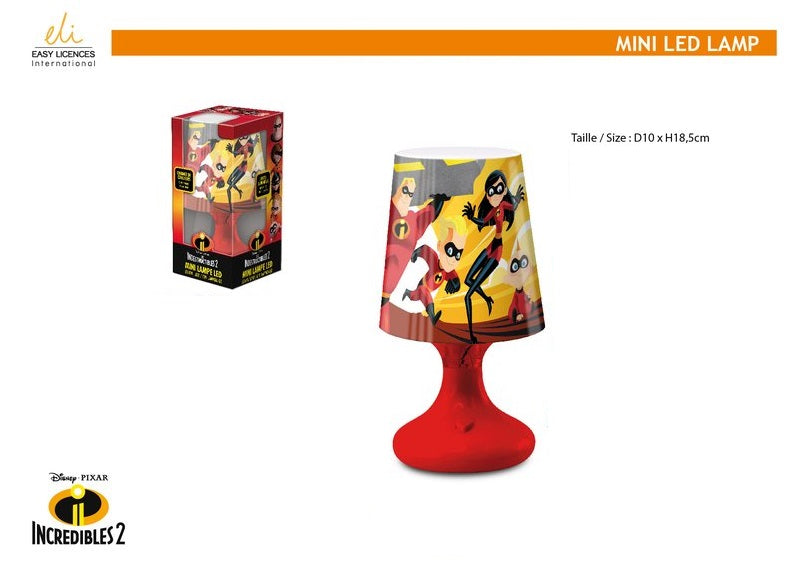 Nachtlamp LED The Incredibles 18cm