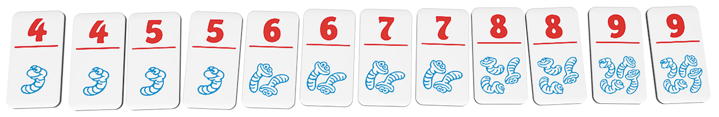 Regenwormen Junior spel van 999 Games