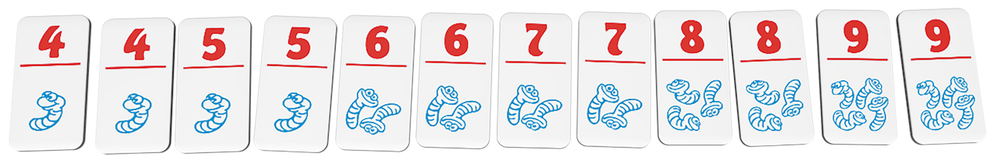 Regenwormen Junior spel van 999 Games