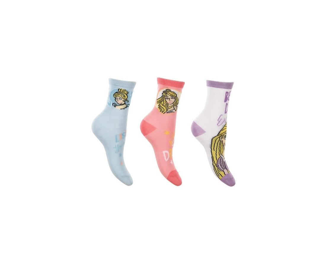 3 paar sokken Disney Princess
