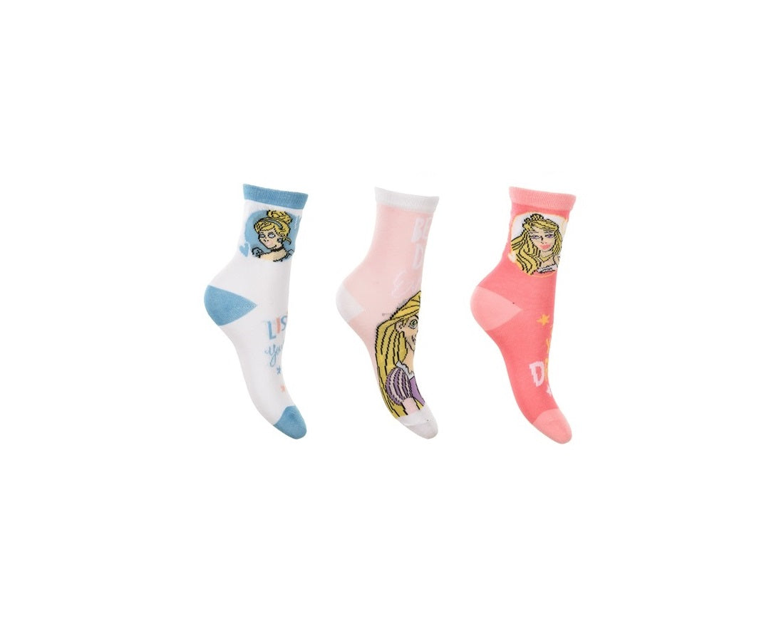 3 paar sokken Disney Princess