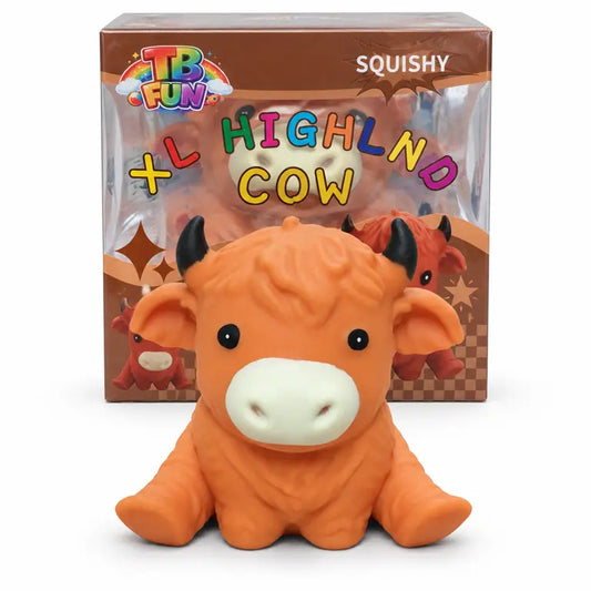 TB Fun Highland Cow XL squishy koe 17 cm
