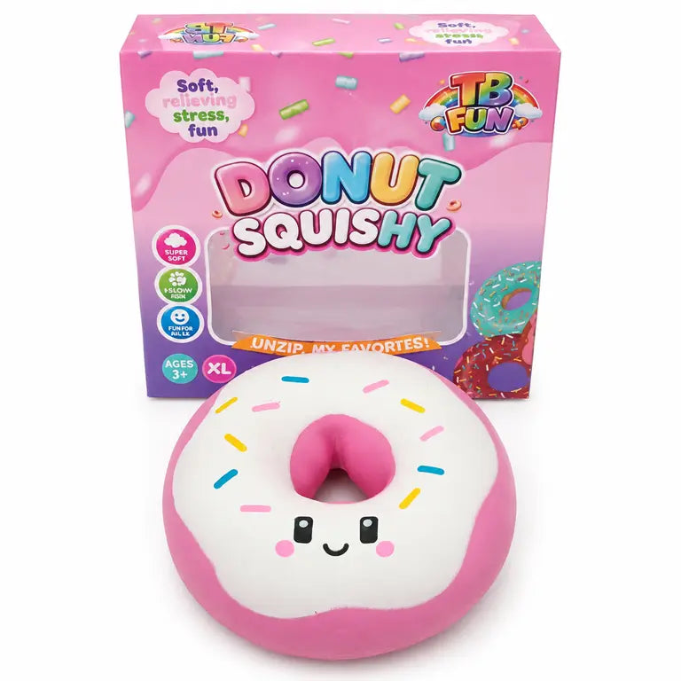 XL Donut Squishy – Grote Zachte Squishy – 16 cm