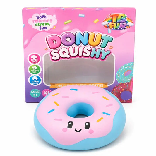 XL Donut Squishy – Grote Zachte Squishy – 16 cm