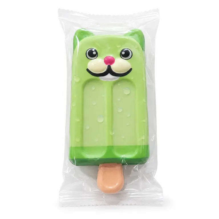 Kat IJsje Squishy Slow Rising – PU Foam Knijpspeelgoed 13 x 5,5 cm