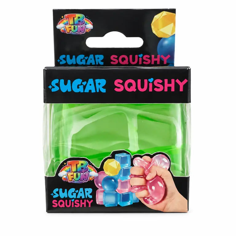 Sugar Squishy Cube Glass Print – Knijpkubus 5 x 5 cm