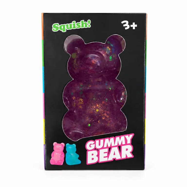 Gummy Beer Squishy met Glitters – Knijpspeelgoed 7 cm