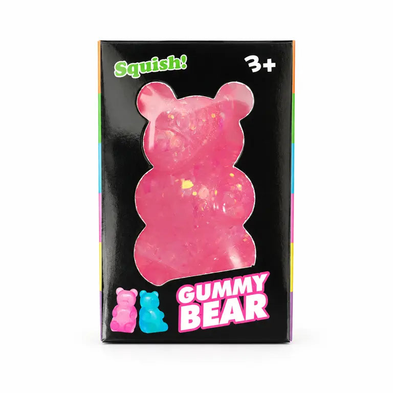 Gummy Beer Squishy met Glitters – Knijpspeelgoed 7 cm