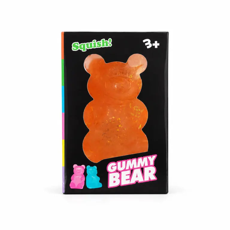 Gummy Beer Squishy met Glitters – Knijpspeelgoed 7 cm