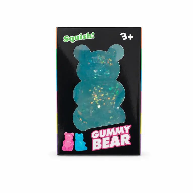 Gummy Beer Squishy met Glitters – Knijpspeelgoed 7 cm