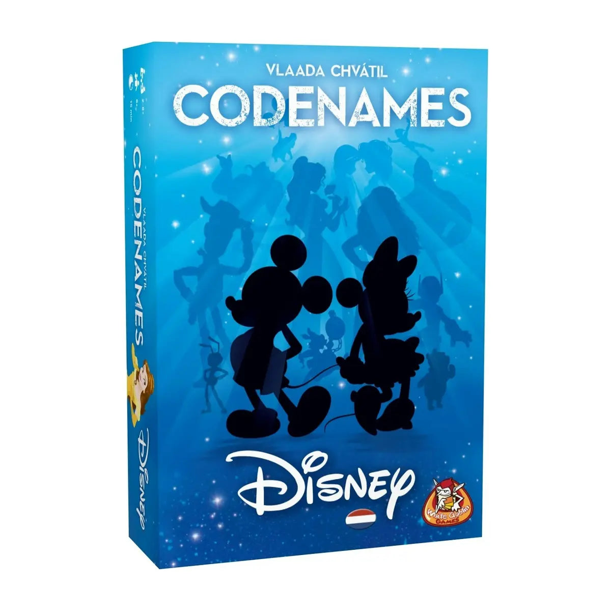 Codenames Disney bordspel in blauwe Nederlandse verpakking