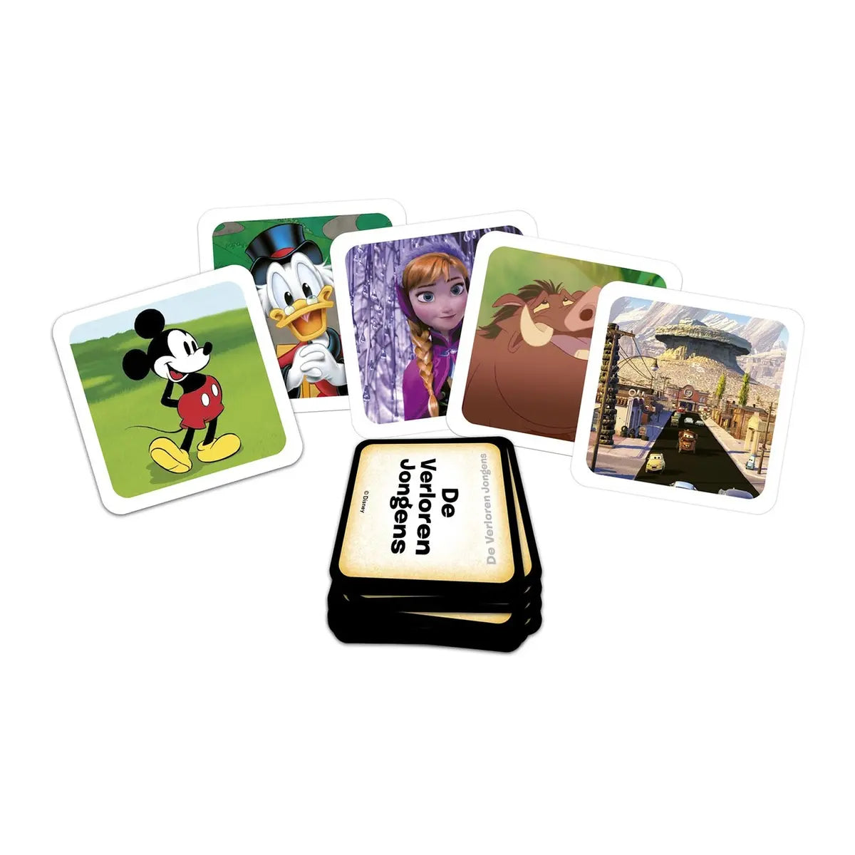 Codenames Disney spelkaarten met Mickey Mouse, Frozen, Bambi en andere Disney-personages