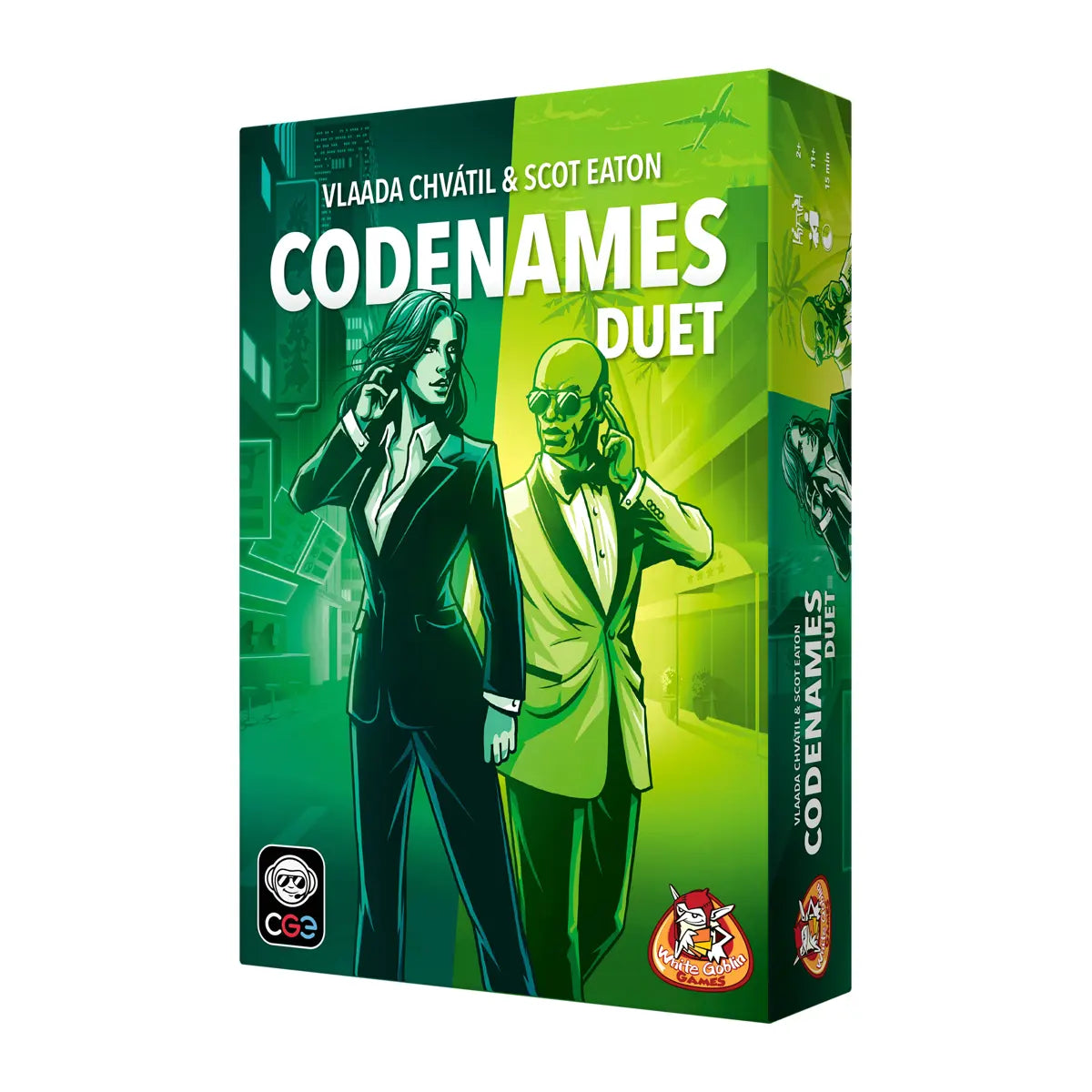 Codenames Duet coöperatief bordspel in groene Nederlandse verpakking