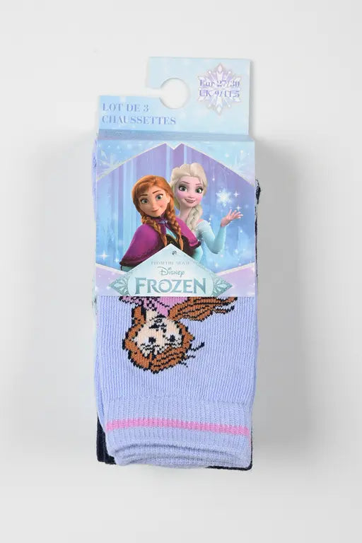 Disney Frozen kindersokken 3-pack met Anna en Elsa in verpakking