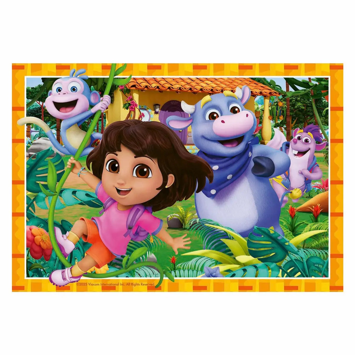 Dora Ravensburger puzzel met Dora en haar vrienden in de jungle
