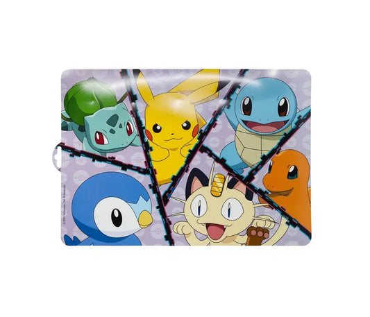 Pokémon placemat met Pikachu Squirtle Bulbasaur en Charmander 42 x 28 cm