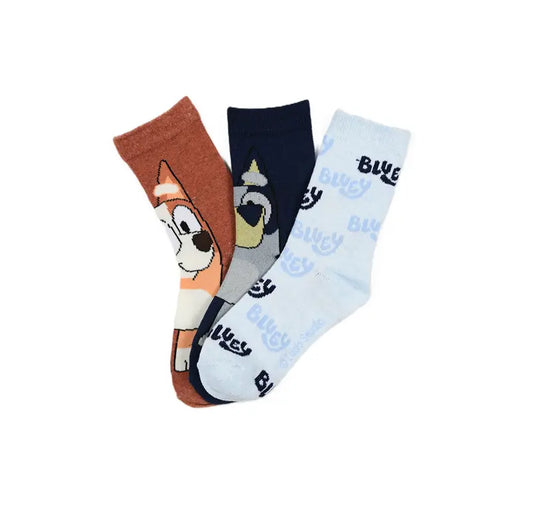 Bluey Kinder Sokken 3-Pack – Officiële Licentie