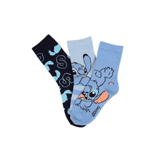 Disney Stitch Kinder Sokken 3-Pack – Officiële Licentie