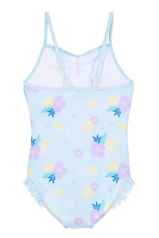 Frozen Badpak Meisjes Lichtblauw – Elsa & Anna – Officiële Licentie