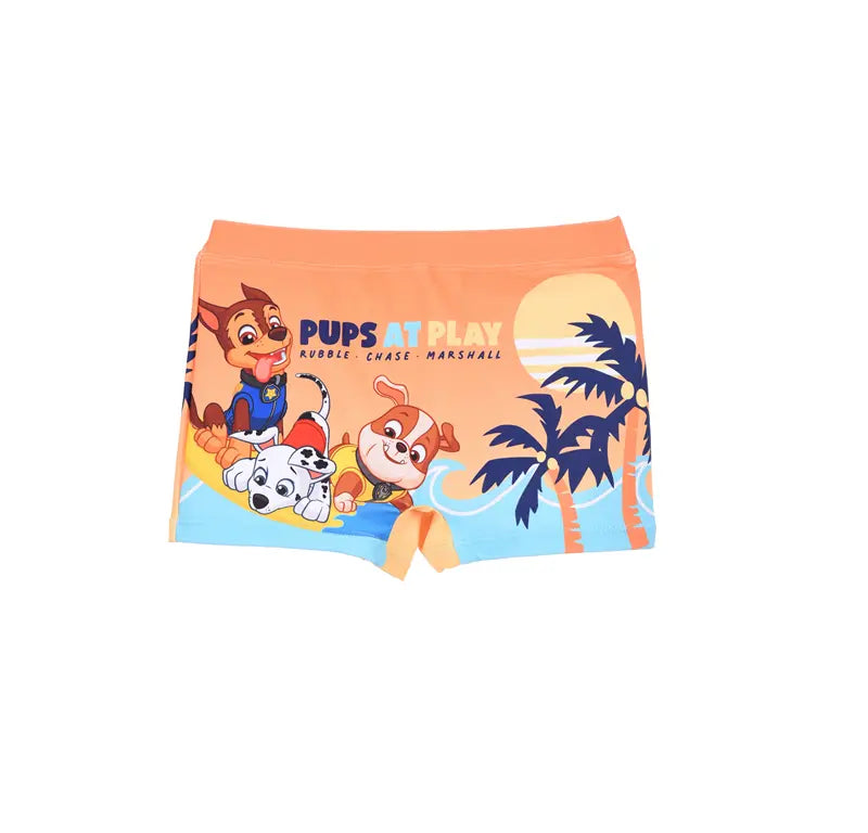 Paw Patrol zwemboxer oranje jongens Marshall Chase Rubble officiële licentie