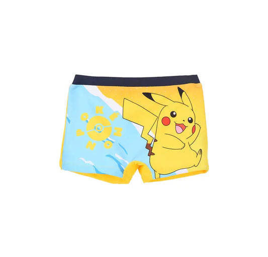 Pokémon zwemboxer geel jongens Pikachu print officiële licentie