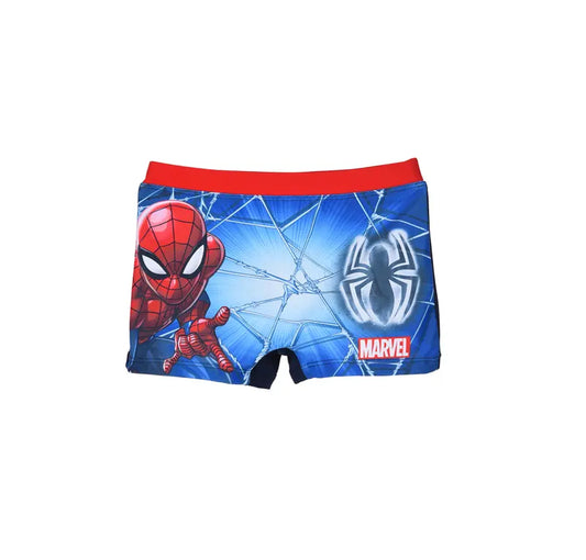 Spider-Man zwemboxer blauw rood jongens officiële licentie maten 98 104 110 116 122 128