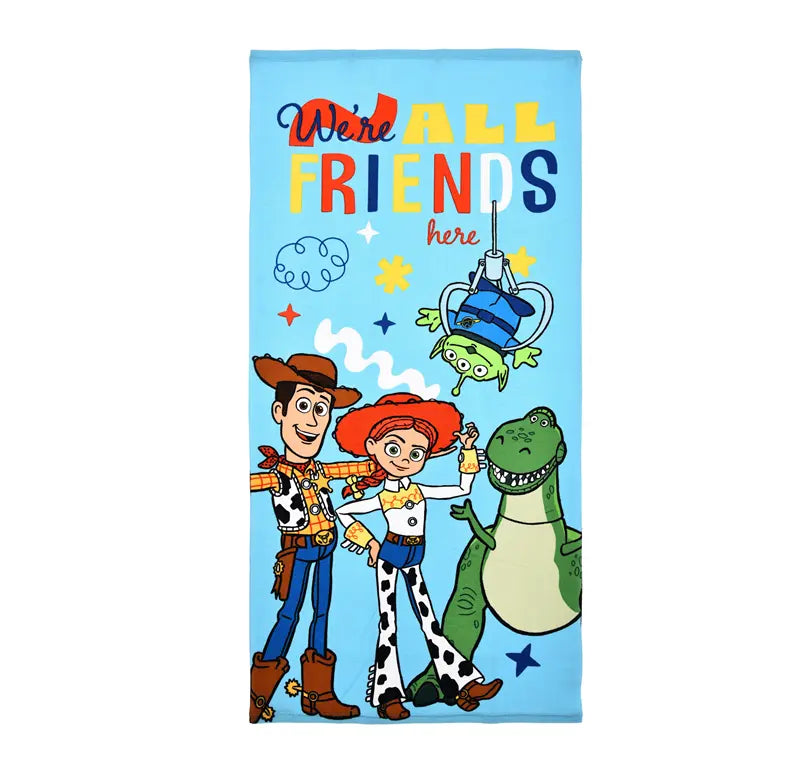 Toy Story strandlaken Woody Jessie Rex Alien 70x140 officieel licentieartikel