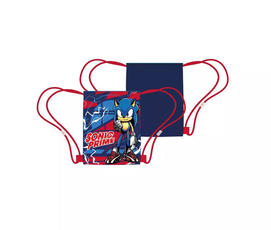 Sonic the Hedgehog Prime Sporttas – Gymtas/Zwemtas 40x35 cm – 100% Polyester