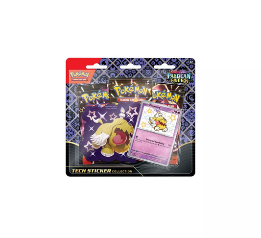 Pokémon Scarlet & Violet Paldean Fates Sticker Blister - Greavard- Pokémon Kaarten