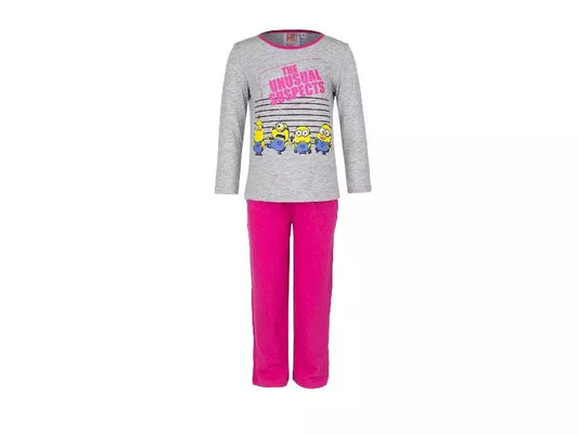 Minions Fleece-Pyjama – Grau