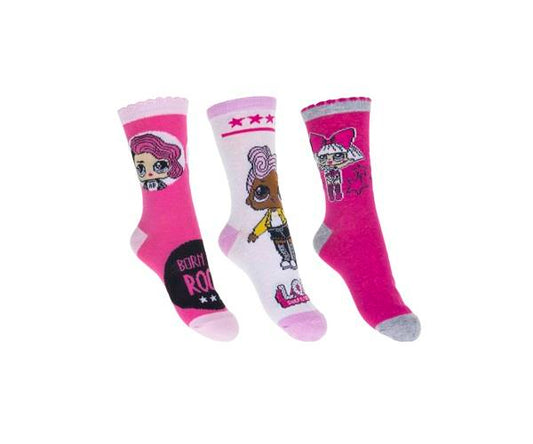 3 paar sokken L.O.L. surprise (maat 23/26)