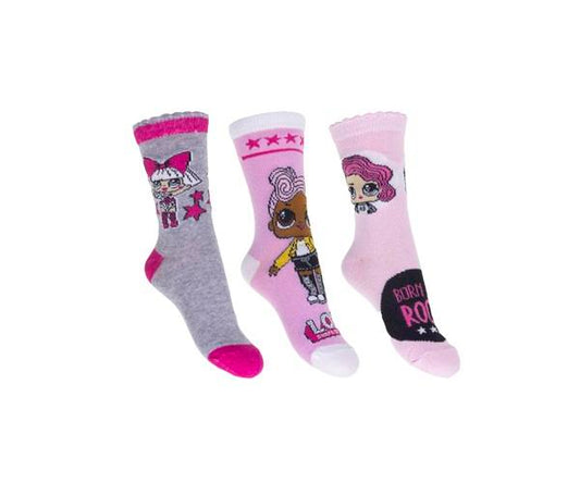 3 paar sokken L.O.L. surprise (maat 23/26)