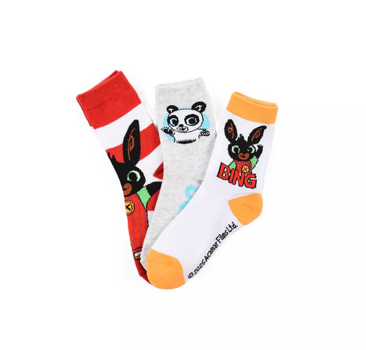 Bing Bunny Sokken – Kinder Sokken – 3 Paar –  Maat 19/22 t/m 27/30