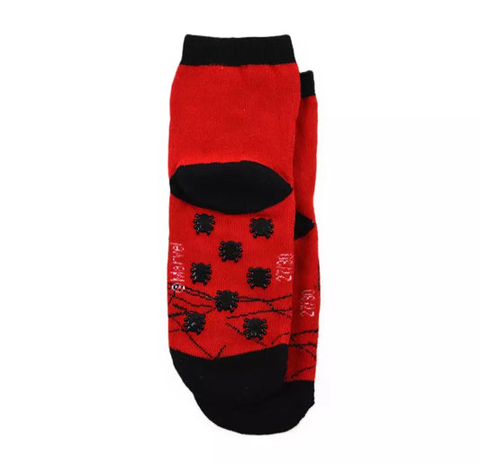 Marvel Spider-Man Anti-Slip Sokken – Rode Kinder Sokken met Spinnen Antislip – Maat 23/26 t/m 31/34