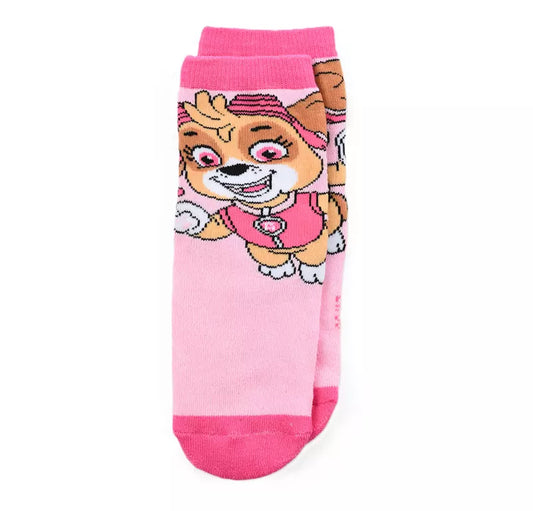 PAW Patrol Antislip Sokken Skye – Roze Kinder Sokken met Ster Nopjes – Maat 23/26 t/m 31/34