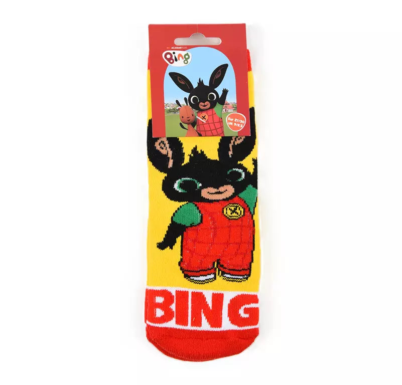 Bing Bunny Antislip Sokken – Geel/Rood – Maat 19/22 t/m 27/30