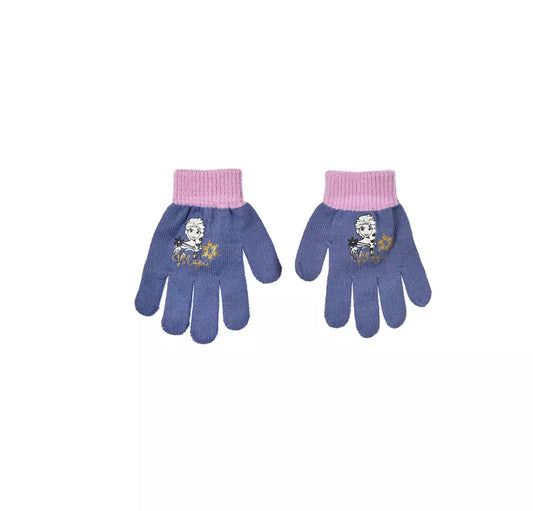 Disney Frozen Handschoenen Kinderen – Paars met Elsa – 3-6 Jaar – Officieel Product