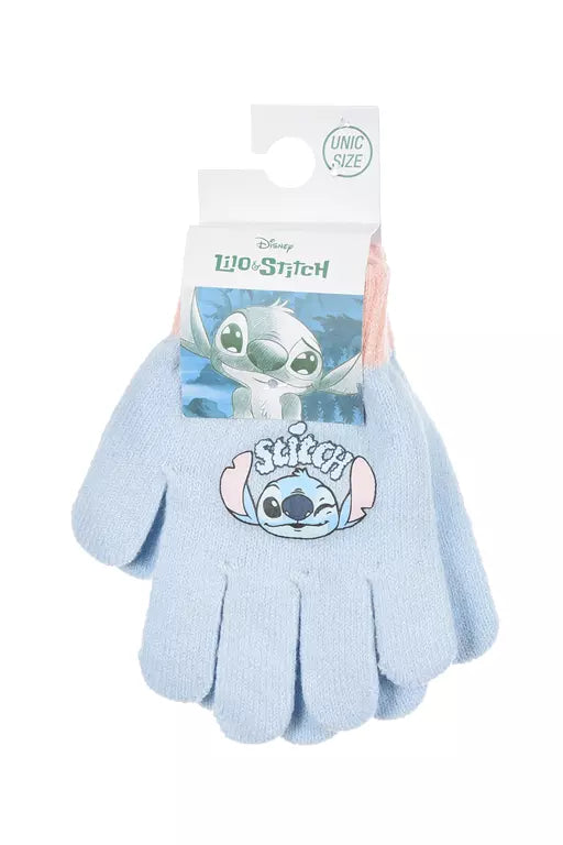 Disney Stitch Handschoenen Kinderen – Lichtblauw met Stitch – 3-6 Jaar – Officieel Product