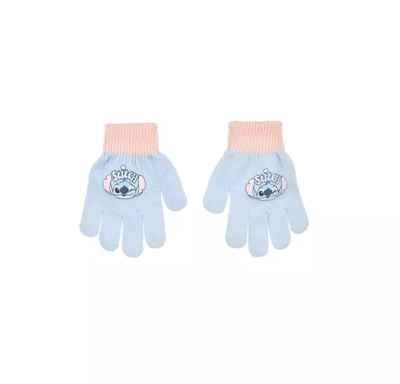 Disney Stitch Handschoenen Kinderen – Lichtblauw met Stitch – 3-6 Jaar – Officieel Product