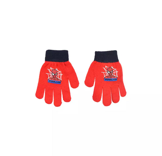Marvel Spider-Man Handschoenen Kinderen – Rood met Spider-Man Afbeelding – 3-6 Jaar – Officieel Product
