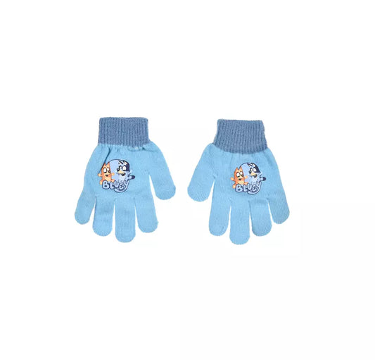 Bluey Handschoenen Kinderen – Blauw met Bluey & Vriendje – 3-6 Jaar – Officieel Product