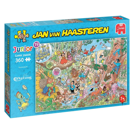Jan van Haasteren Junior Droomvlucht puzzel van 360 stukjes in verpakking