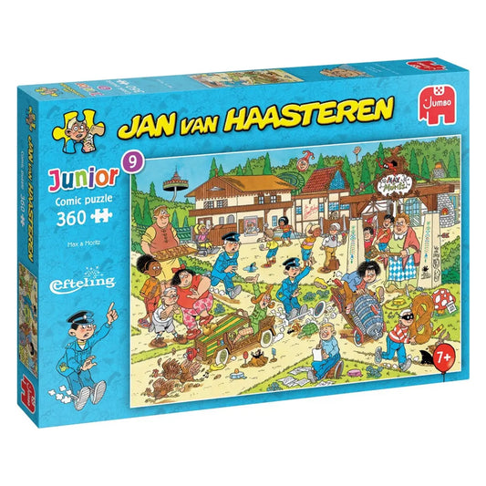Jan van Haasteren Junior Max & Moritz puzzel van 360 stukjes in verpakking