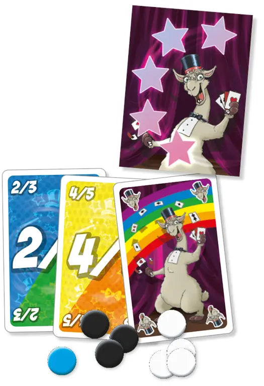 Jeu de cartes LAMA : Défaussez tous les points négatifs 