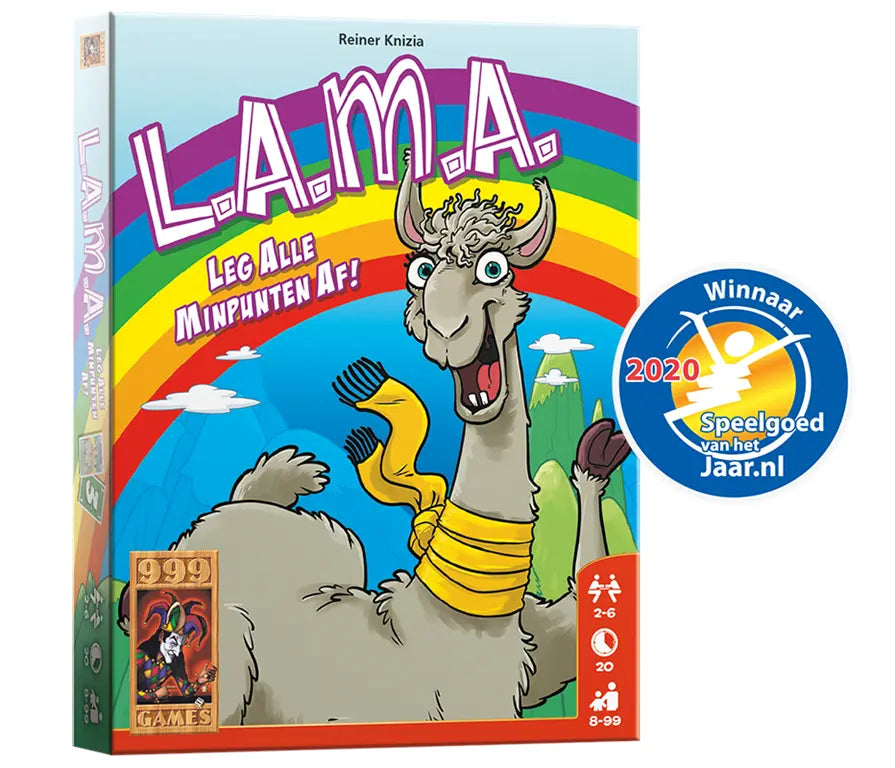 999 Games LAMA kaartspel familiespel