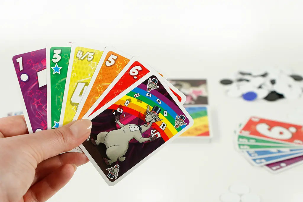 Jeu de cartes LAMA : Défaussez tous les points négatifs 