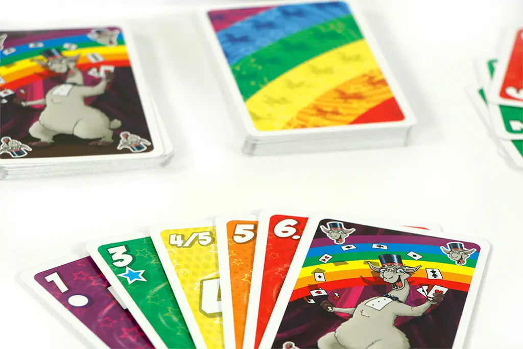 Jeu de cartes LAMA : Défaussez tous les points négatifs 