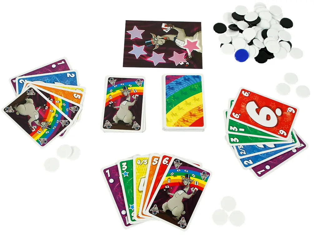 LAMA Cadabra speelkaarten en fiches