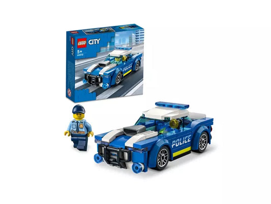 LEGO City 60312 Politiewagen bouwset met politieauto en minifiguur – speelgoed voor kinderen vanaf 5 jaar, officiële LEGO City licentie